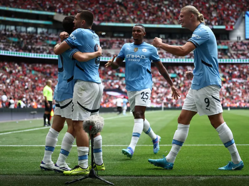 Manchester City voitti Manchester Unitedin 7-6 ja voitti 2024 Community Shieldin